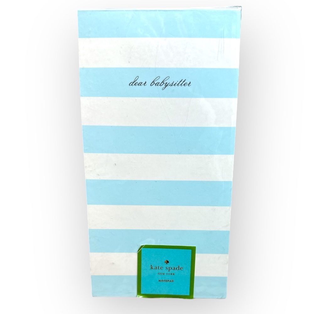 Kate Spade Dear Babysitter Notepad